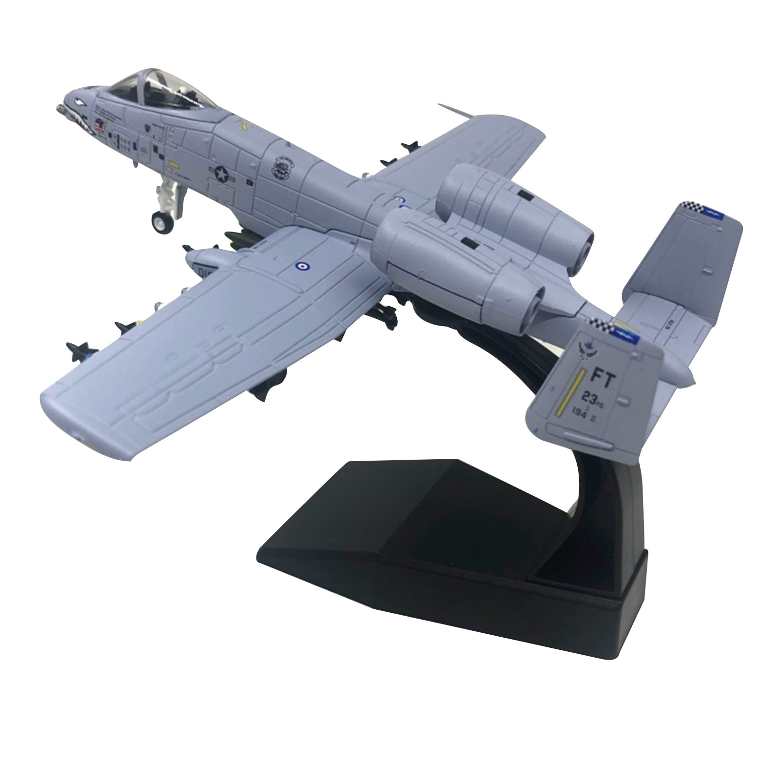 16.5cm 1/100 A-10 Attack Aircraft Thunderbolt II Fighter Alloy Plane Model c