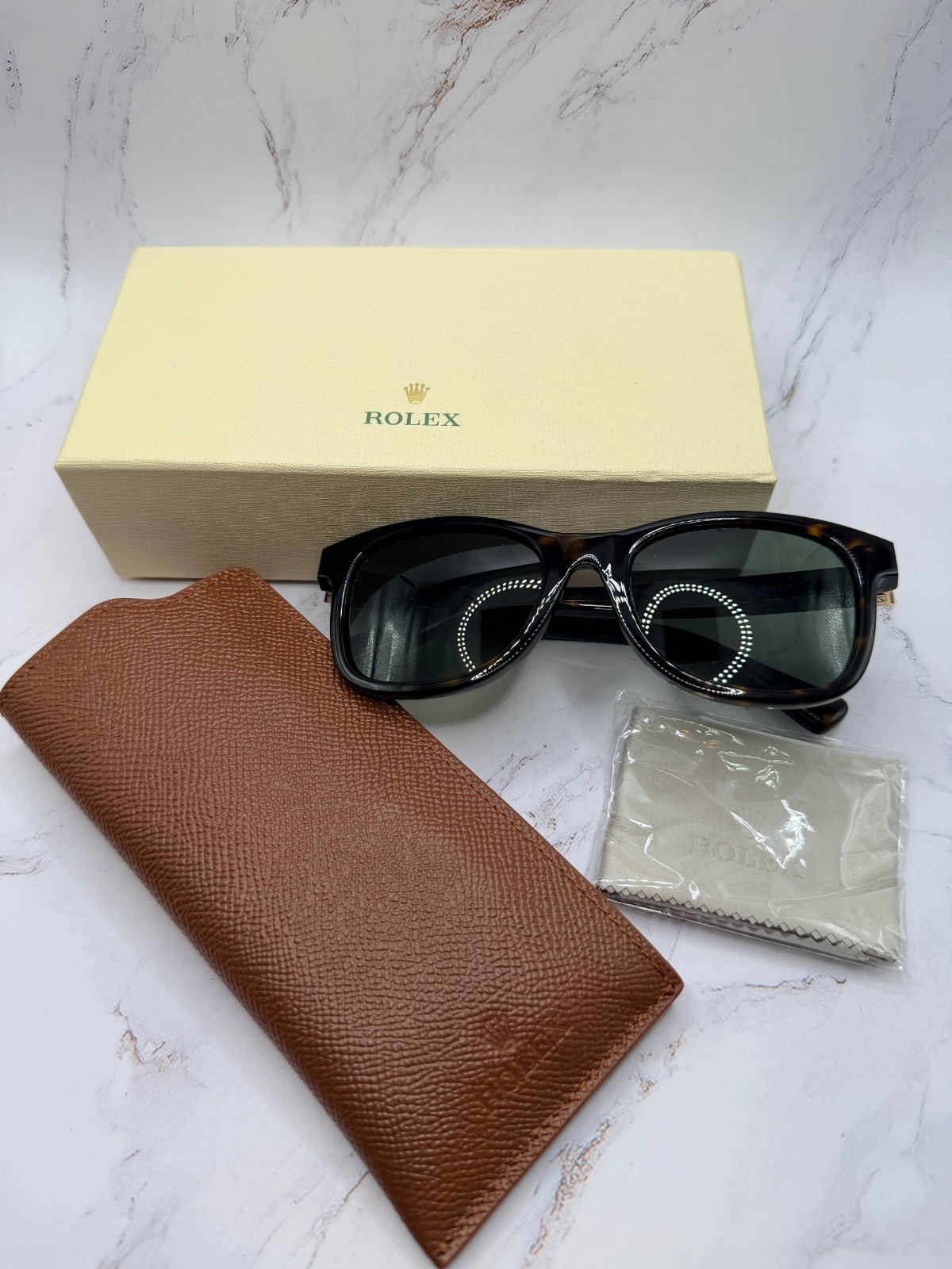 Rolex Heritage Collection Sunglasses Set Case | Cloth | Glasses Rare AD VIP Gift