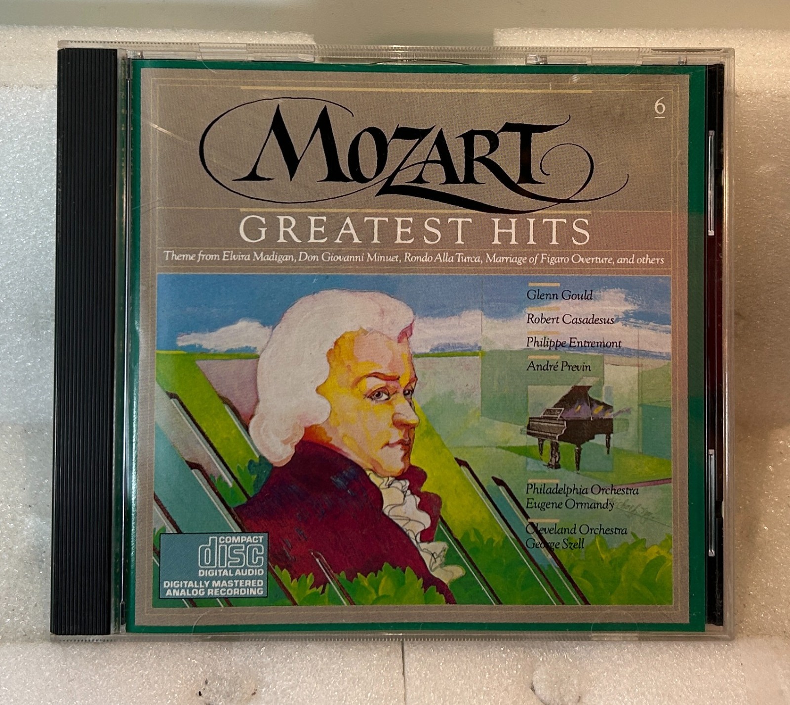 Mozart's Greatest Hits (CD, 1984, CBS) W/ Case, Tested