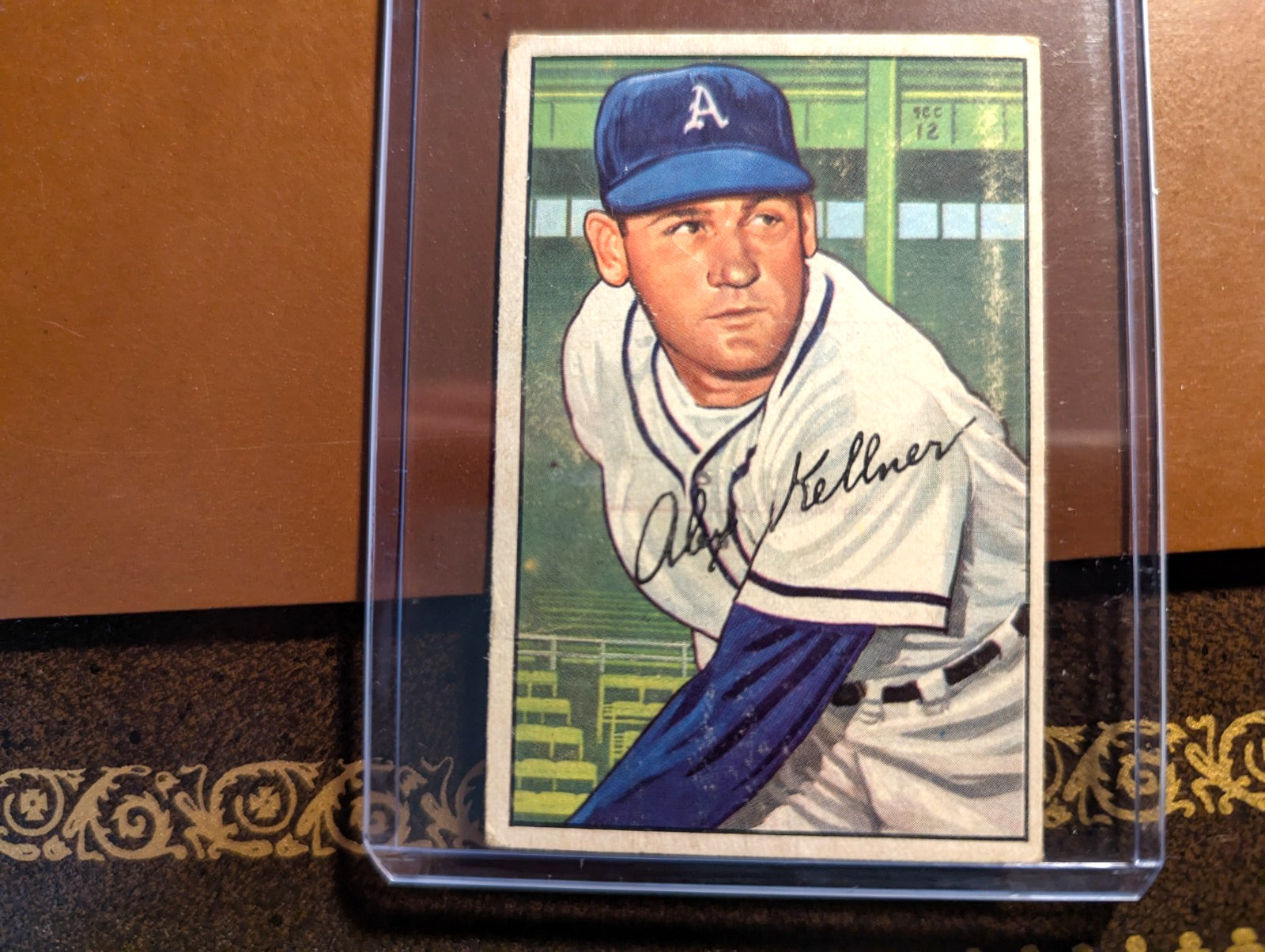 Alex Kellner  1952 Bowman Baseball Card