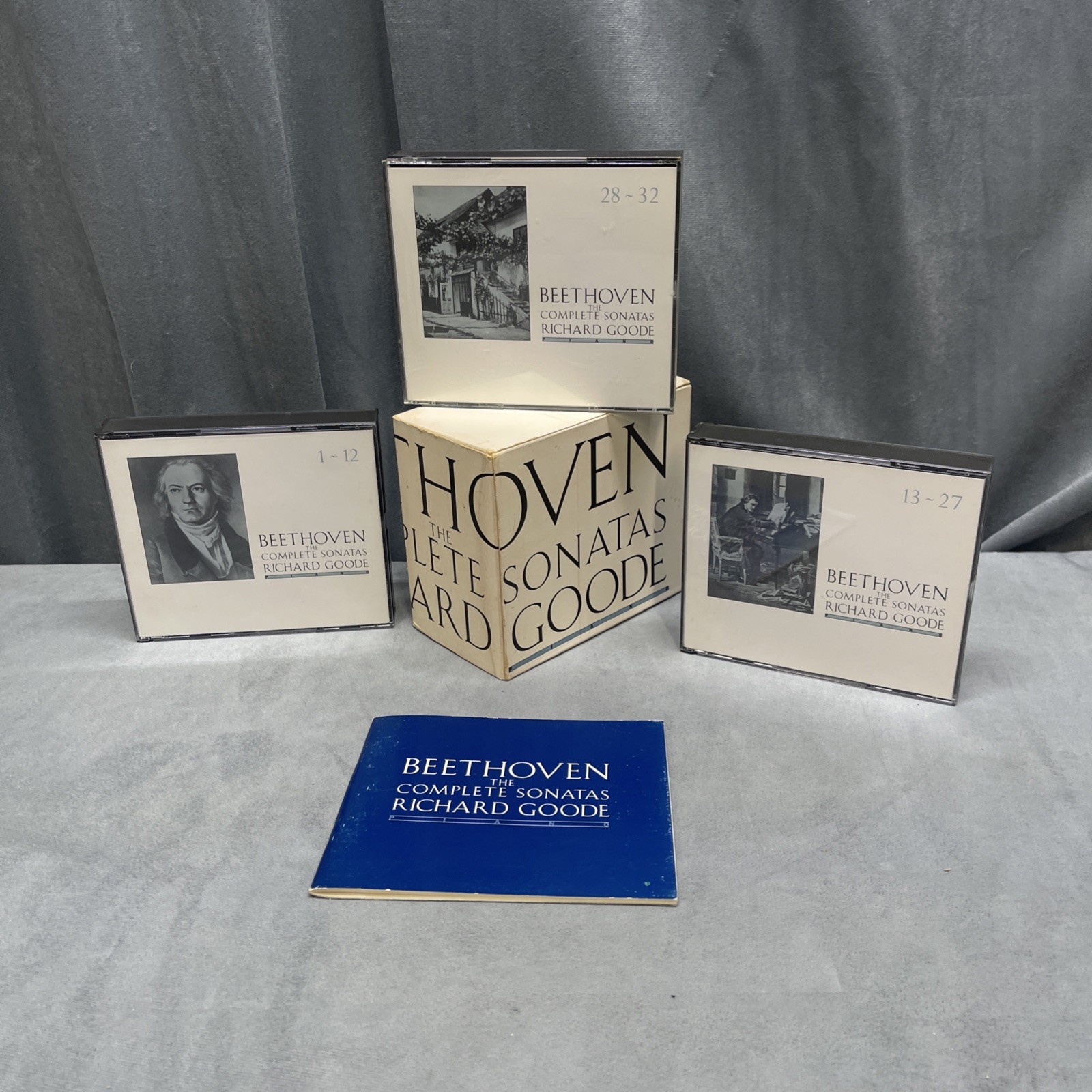 Ludwig van Beethoven Complete Sonatas 10 Disc Box Set Richard Goode Big Booklet Ludwig van Beethoven Complete Sonatas 10 Disc Box Set Richard Goode Big Booklet