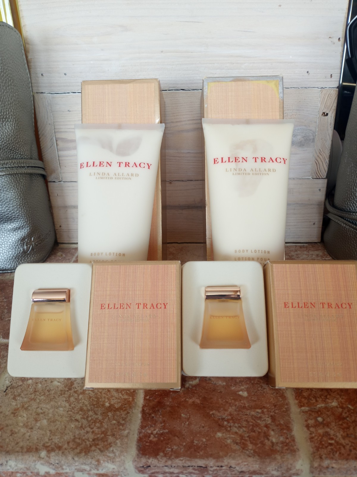 ELLEN TRACY - Linda Allard LIMITED EDITION Parfum and Body lotion ALL 4 PIECES