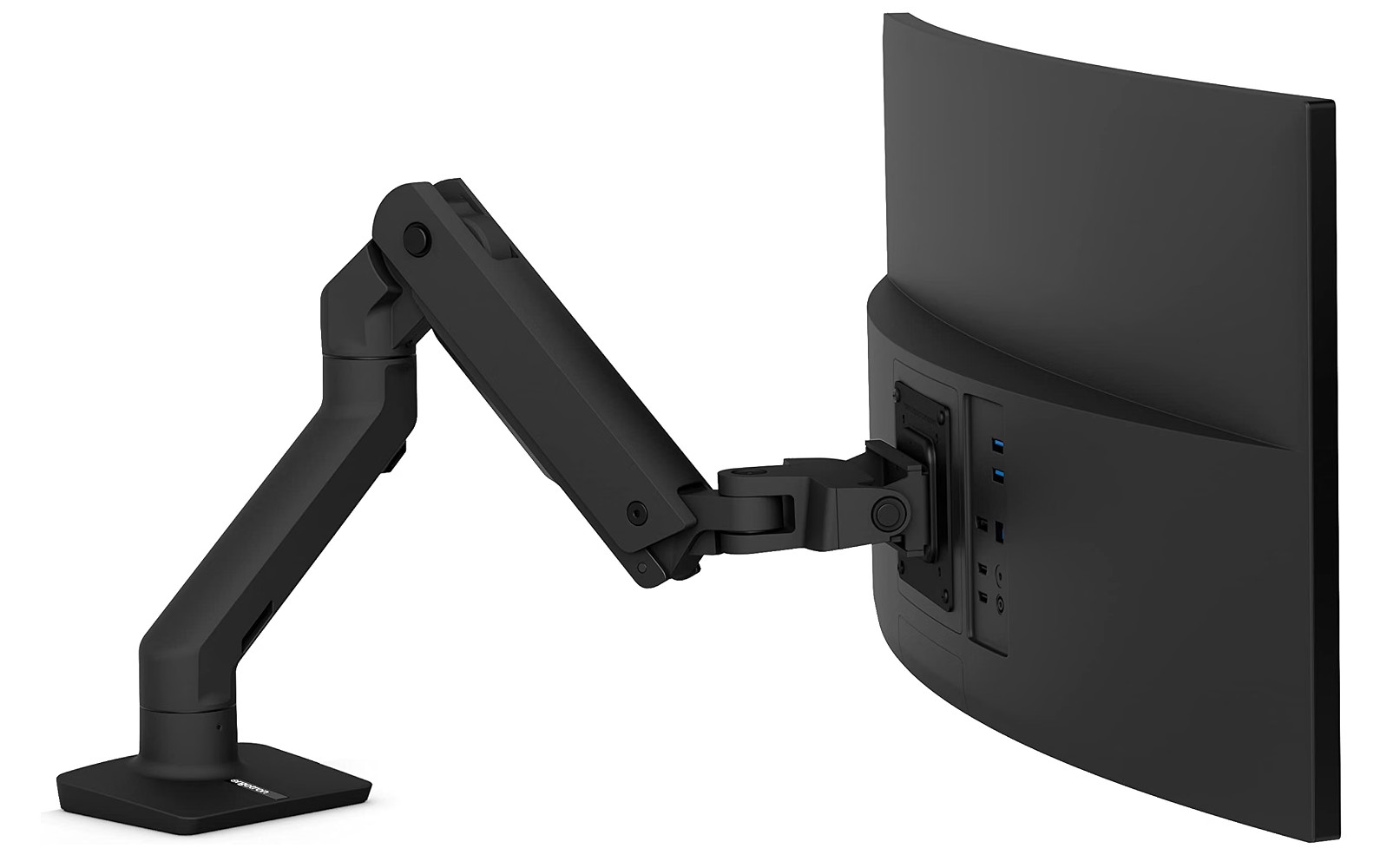 Ergotron 45-647-224 HX Desk Monitor Arm for Displays with HD Pivot - Matte Black Ergotron 45-647-224 HX Desk Monitor Arm for Displays with HD Pivot - Matte Black