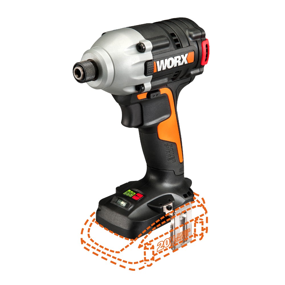 WX291L.9 Worx 20V Max Lithium Impact Driver- Tool Only