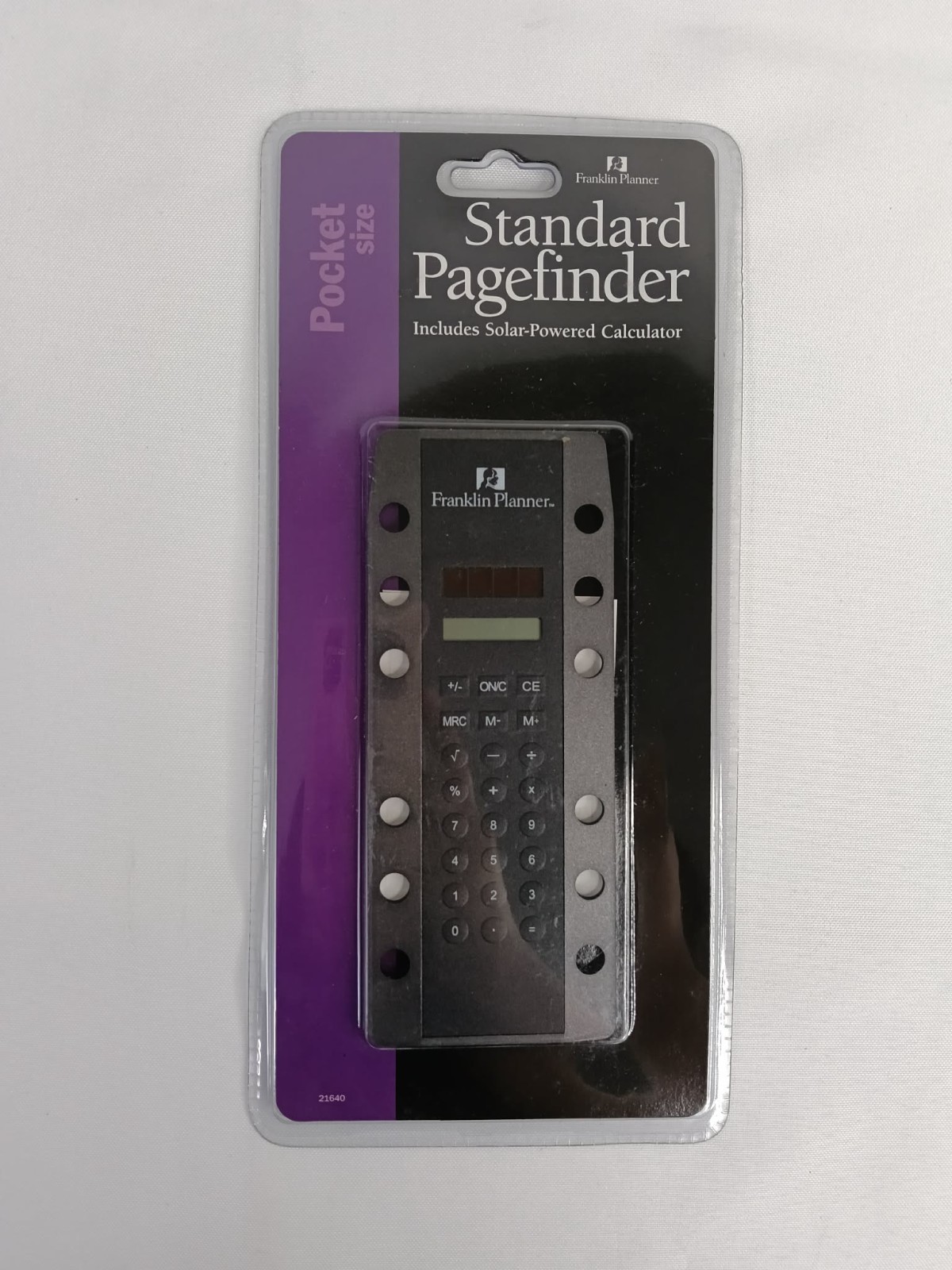 Vintage Franklin Planner Standard Pagefinder Pocket Size + Calculator 1999 / New