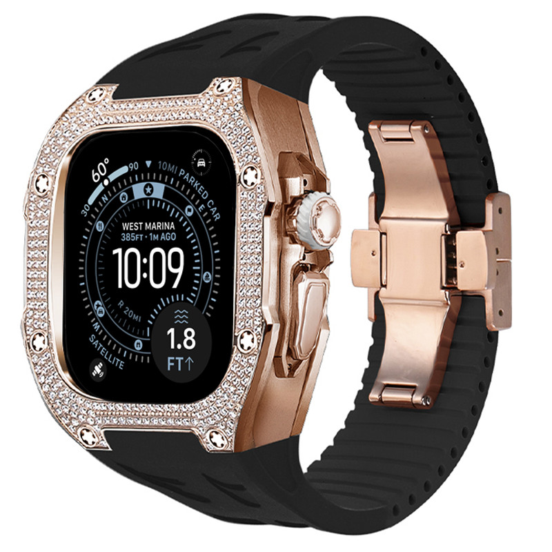Luxury Diamond Modification kit For Apple Watch Ultra 3 2 1 49mm Diy Mod kit
