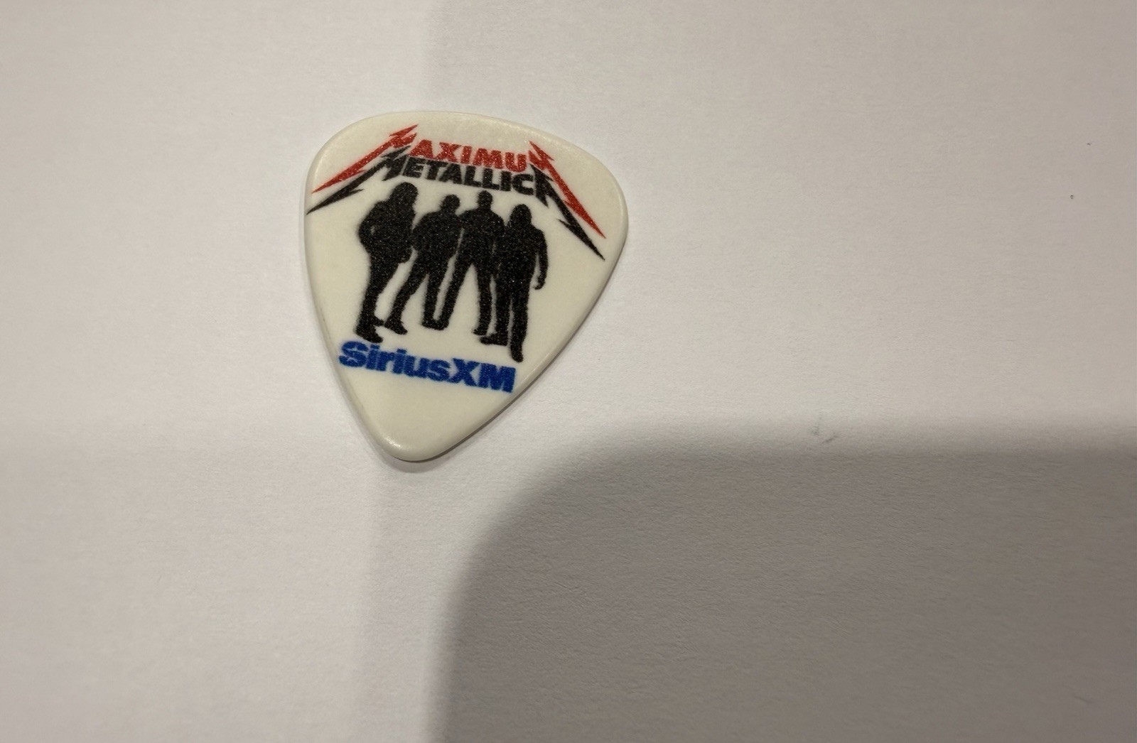 Metallica RARE Hampton amagansett Sirius Xm Guitar Pick Metallica RARE Hampton amagansett Sirius Xm Guitar Pick
