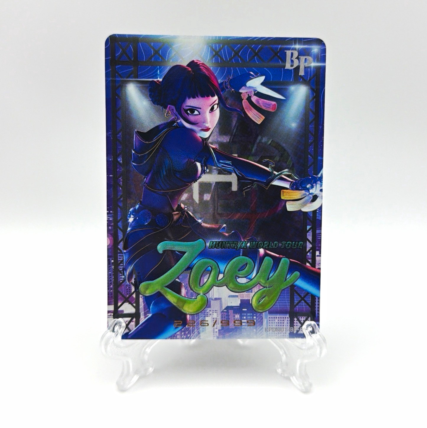 KAYOU KPop Demon Hunters Zoey BP Huntrx World Tour Serial /999 KPDH01-BP-003 KAYOU KPop Demon Hunters Zoey BP Huntrx World Tour Serial /999 KPDH01-BP-003
