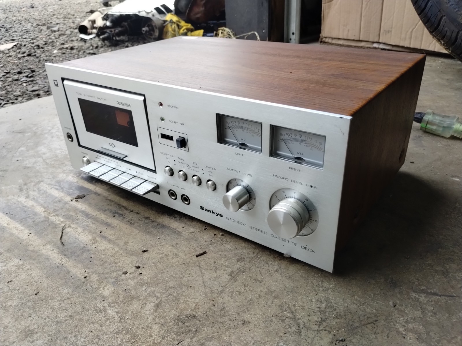 Vintage Sankyo STD-1800 Stereo Cassette Deck 