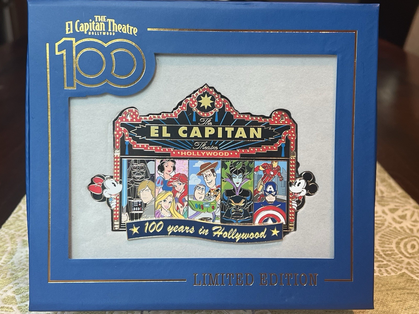 D23 2026 Expo Disney El Capitan Marquee Pin LE 200 D23 2026 Expo Disney El Capitan Marquee Pin LE 200