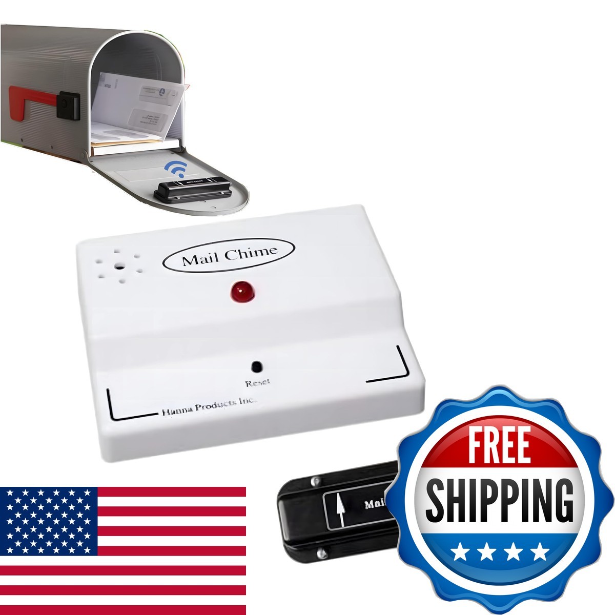 Mail Chime MAIL-1200 Mailbox Notification System Wireless Transmitter