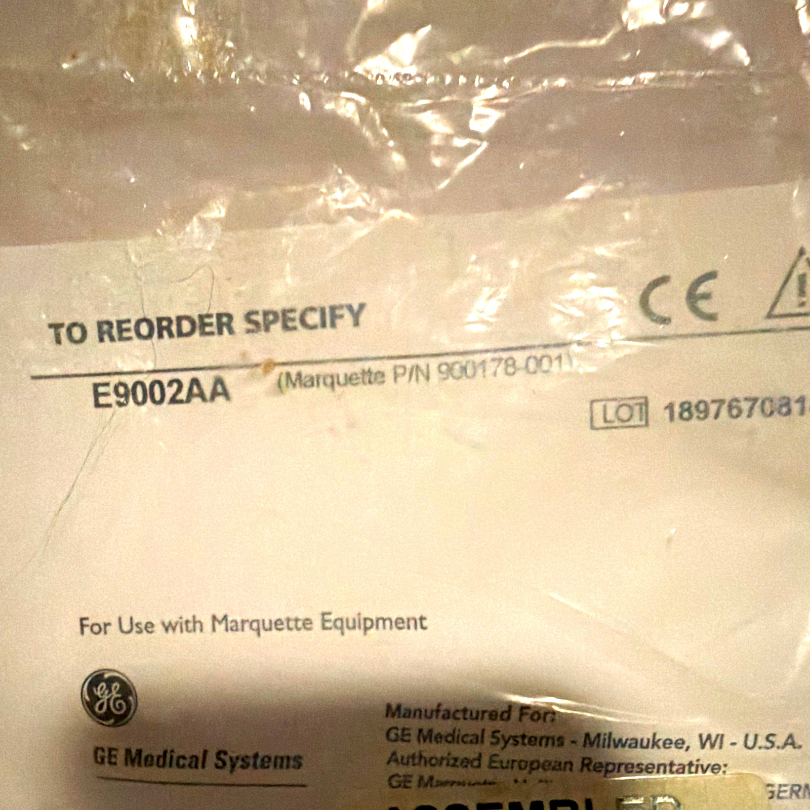 GE Medical Systems E9002AA Marquette Patient Monitor Part P/N 900178-001 GE Medical Systems E9002AA Marquette Patient Monitor Part P/N 900178-001