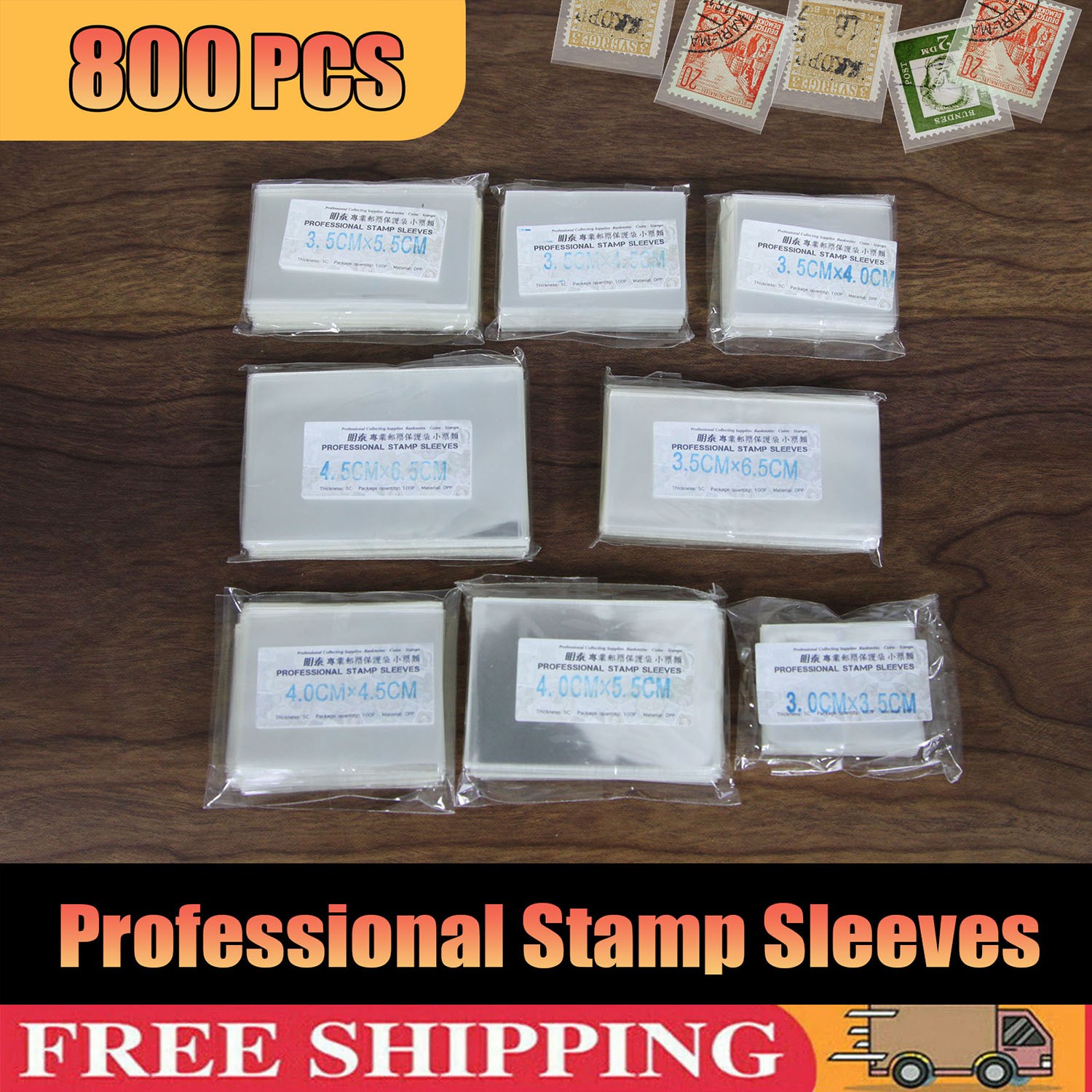 Wholesale Lot 800 Pcs Professional Stamp Sleeves Holders Collection Protection Wholesale Lot 800 Pcs Professional Stamp Sleeves Holders Collection Protection