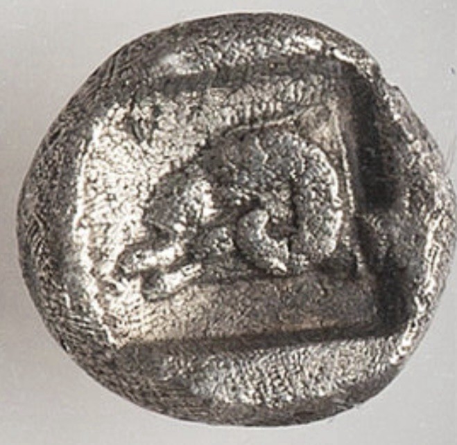 Troas, Cebren 5th Century BC, RAM Goat Obol Greek Silver Ancient AR Coin, NGC VF