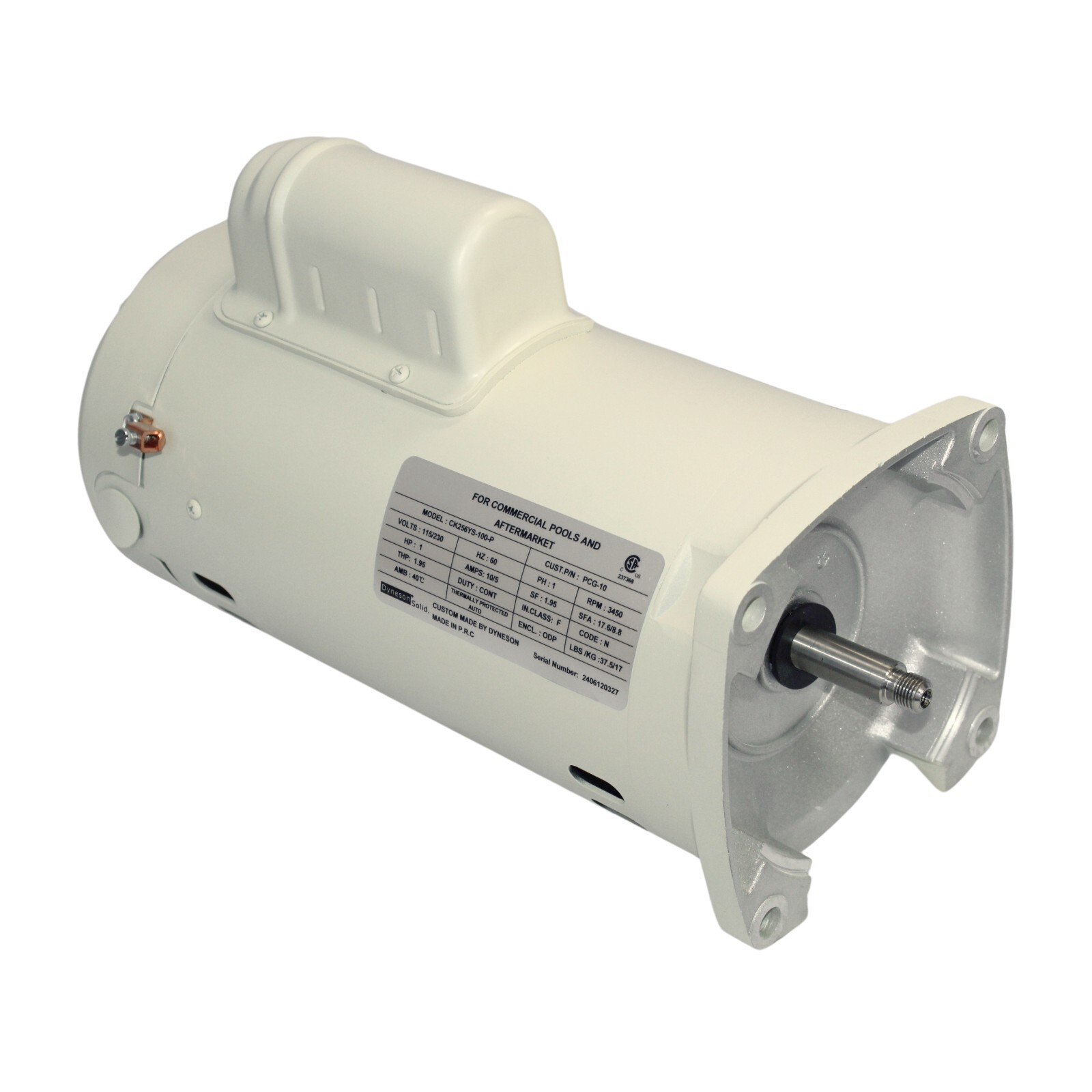 355010S Dyneson Pool Pump Motor 1 HP Compatible with Pentair Whisperflo Pumps 355010S Dyneson Pool Pump Motor 1 HP Compatible with Pentair Whisperflo Pumps