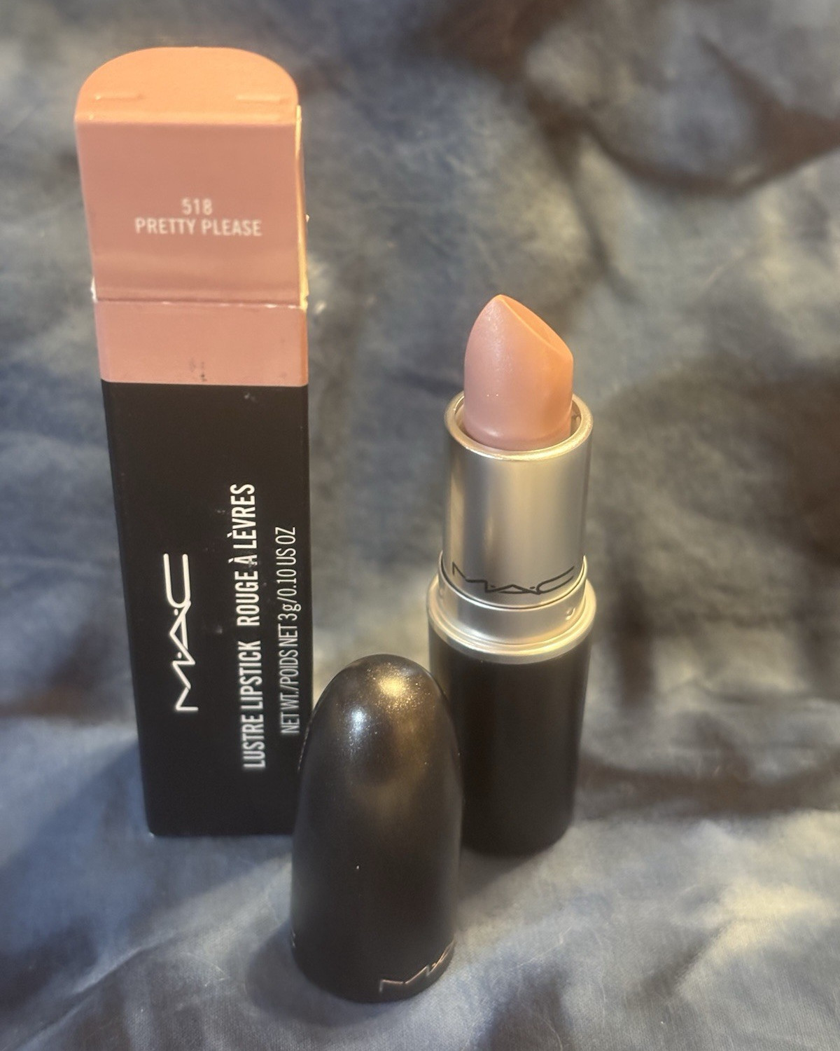 M·A·C Lustre Lipstick 518 Pretty Please Rouge A Levres, 0.10 oz M·A·C Lustre Lipstick 518 Pretty Please Rouge A Levres, 0.10 oz