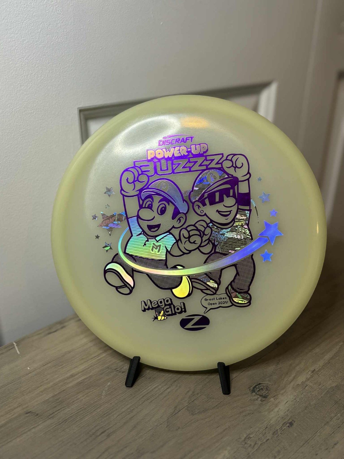 Discraft Power Up Mega Glo Buzzz 2025 DGLO Exclusive 💎Ultra Rare Foil💎