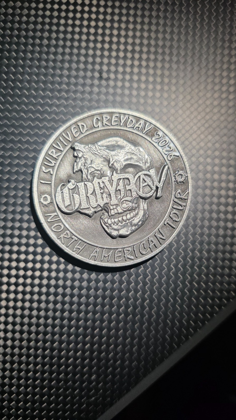 Suicideboys Grey Day Tour 2026 Coin Bristow VA 1/50 G59 Exclusive Merch RARE