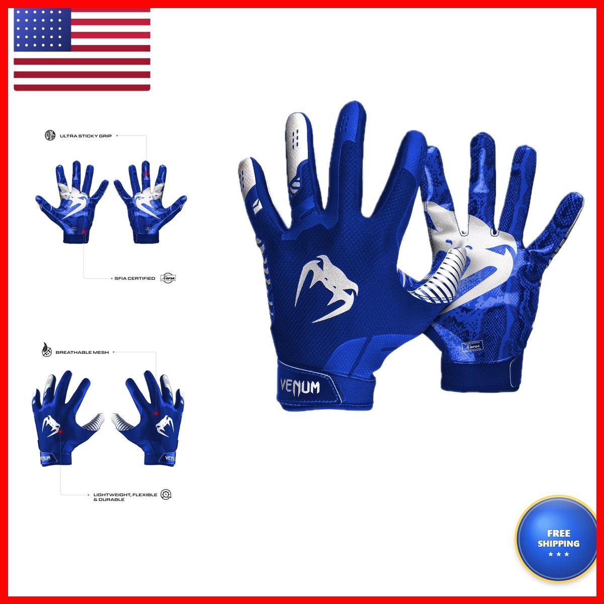 Venum Elite Football Gloves Venum Elite Football Gloves