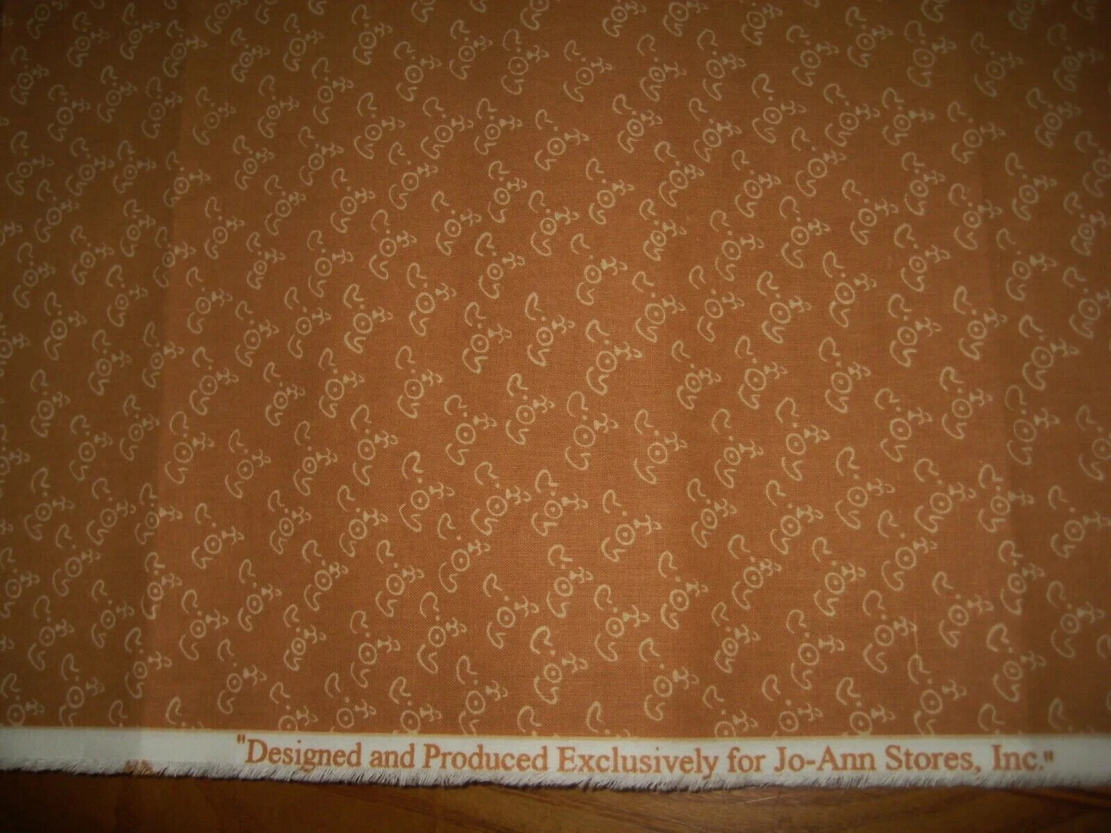 3 yards Jo Ann quilter fabric 100% Cotton beige print Butterscotch 3 yards Jo Ann quilter fabric 100% Cotton beige print Butterscotch
