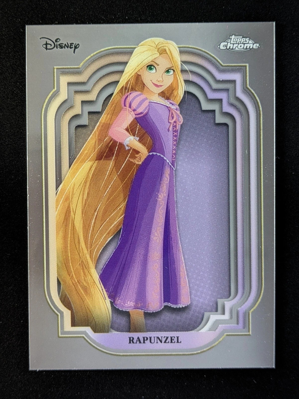 RAPUNZEL 2024 Disney Topps Chrome UK #139 Card Tangled Movie Mandy Moore Voice RAPUNZEL 2024 Disney Topps Chrome UK #139 Card Tangled Movie Mandy Moore Voice