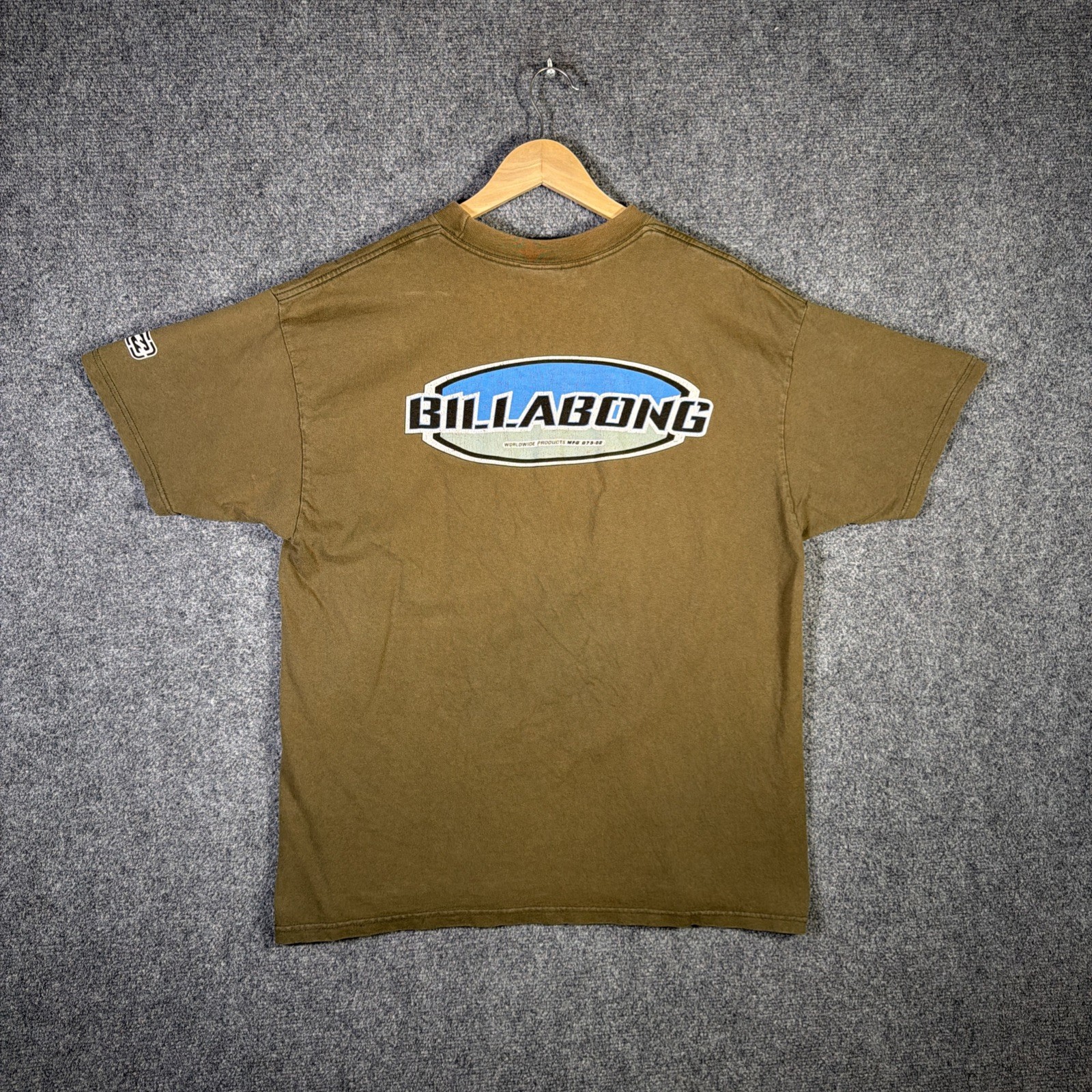 Vintage Billabong Shirt Mens Large Green 90s Skate USA Surf California Logo