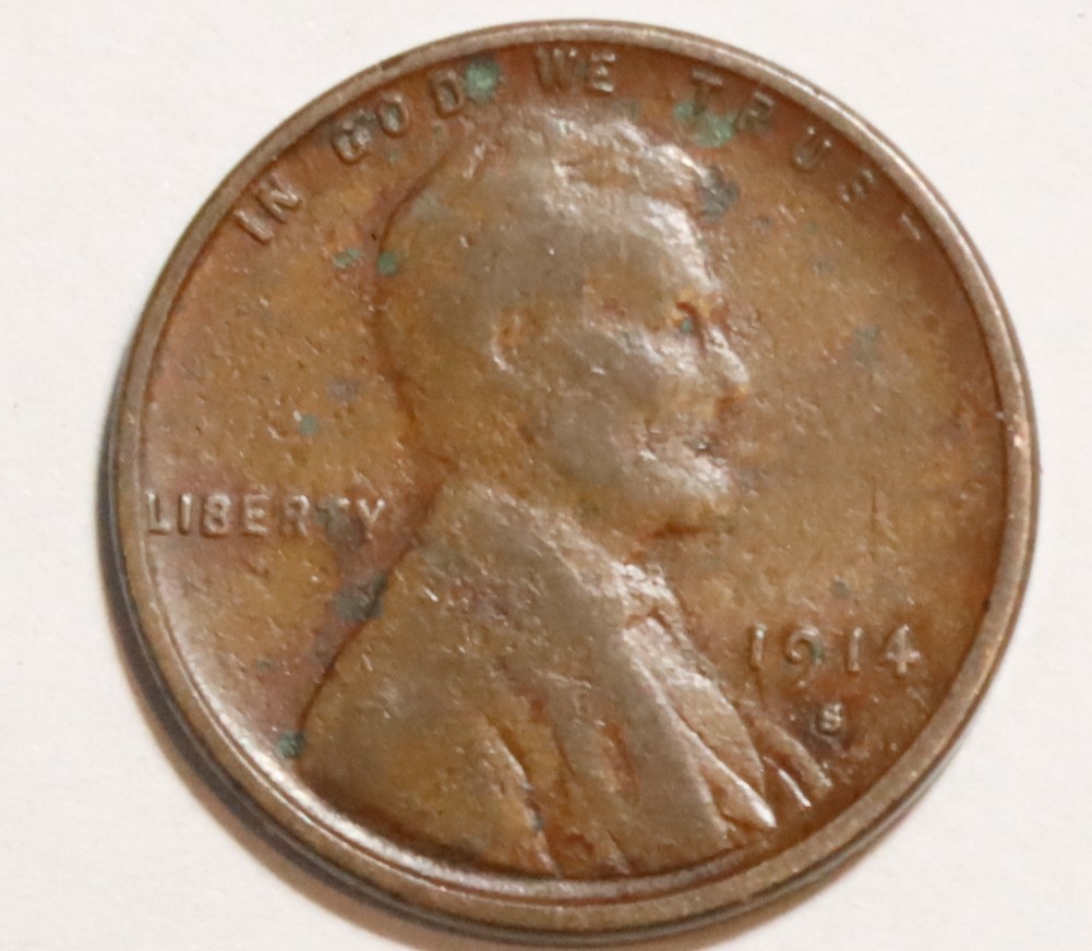 1914-S Lincoln Cent Better Date G Good condition 1914-S Lincoln Cent Better Date G Good condition
