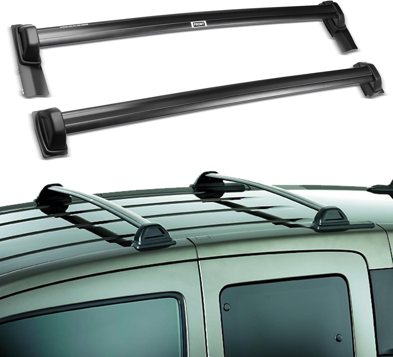 Honda Element 2003-2011 Aluminum Alloy Roof Cross Bar Set for Cargo Carrying