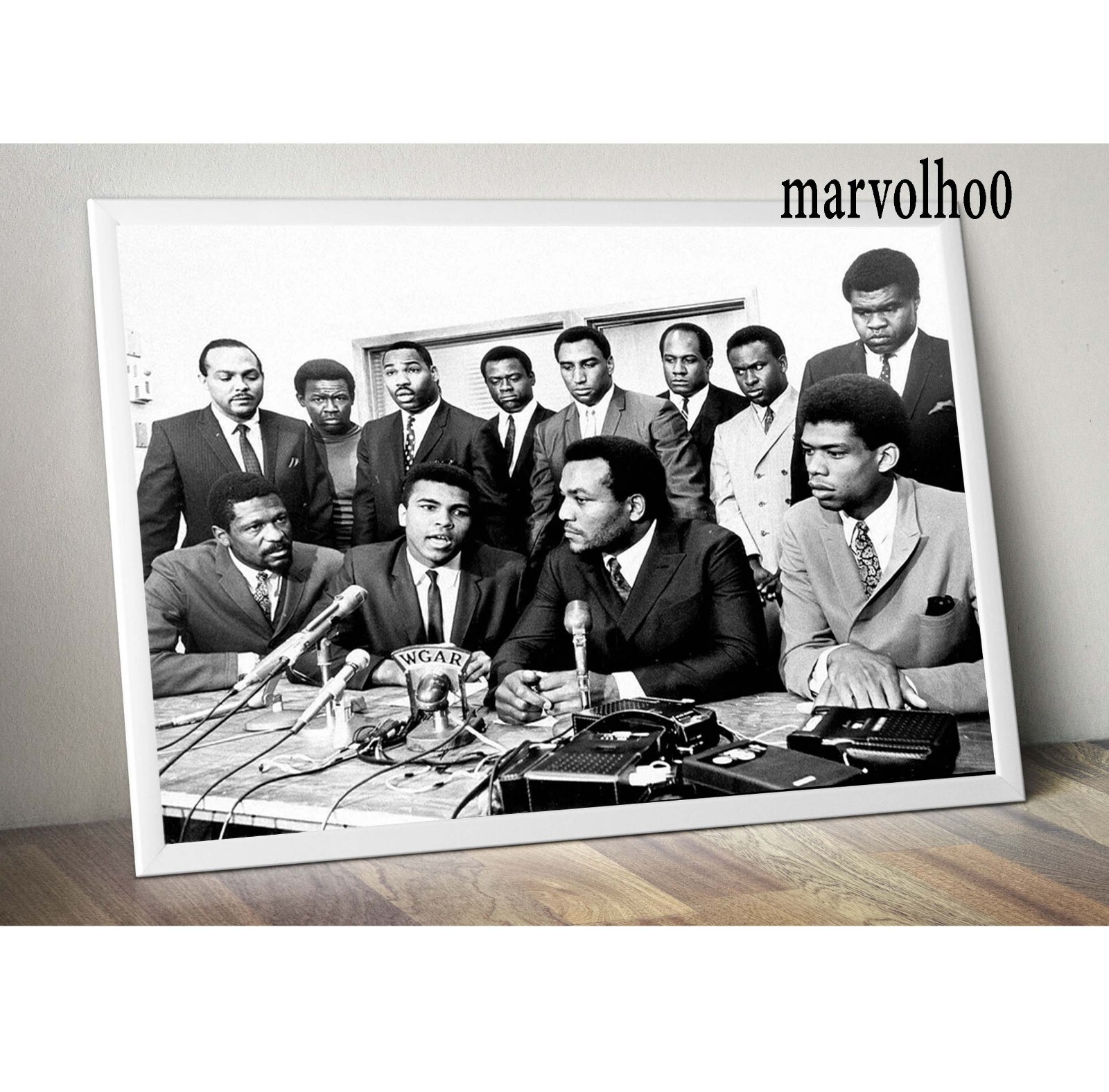 Cleveland Summit Muhammad Ali Jim Brown Bill Russel Music Poster Cleveland Summit Muhammad Ali Jim Brown Bill Russel Music Poster