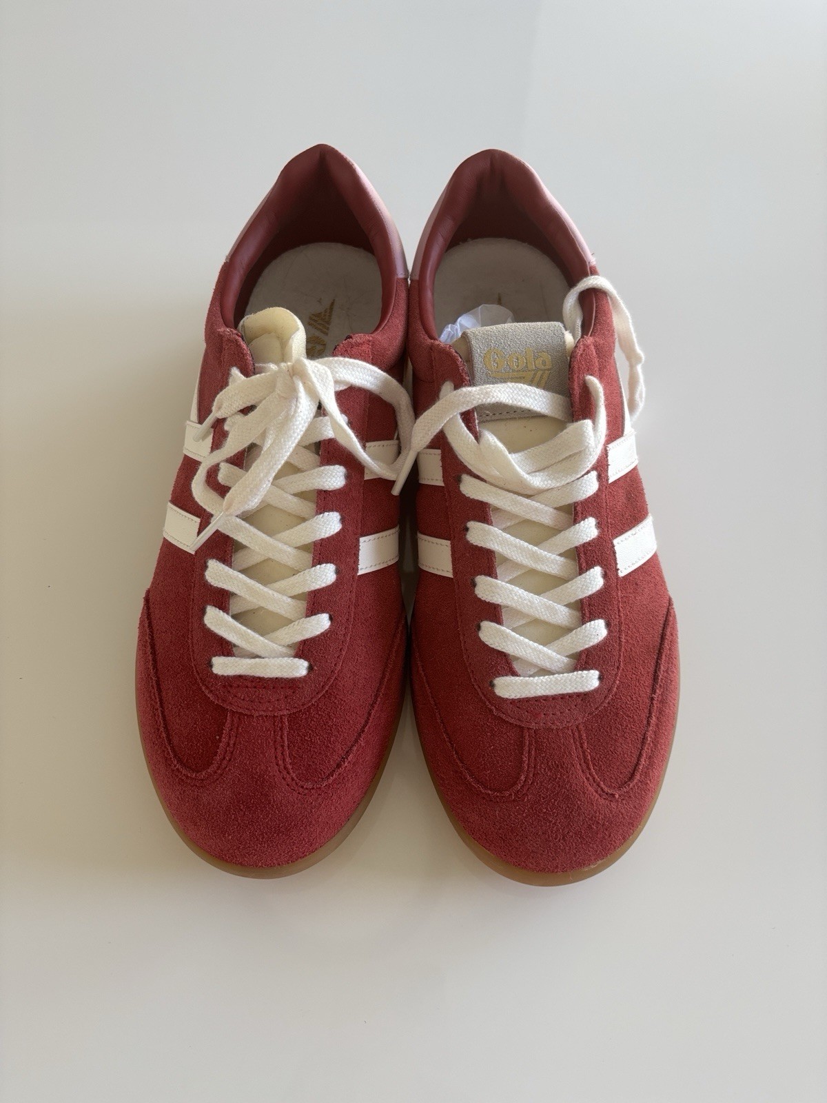 Gola Cyclone Women\'s Size 10 Red Lace-Up Sneakers Shoes Gola Cyclone Women\'s Size 10 Red Lace-Up Sneakers Shoes