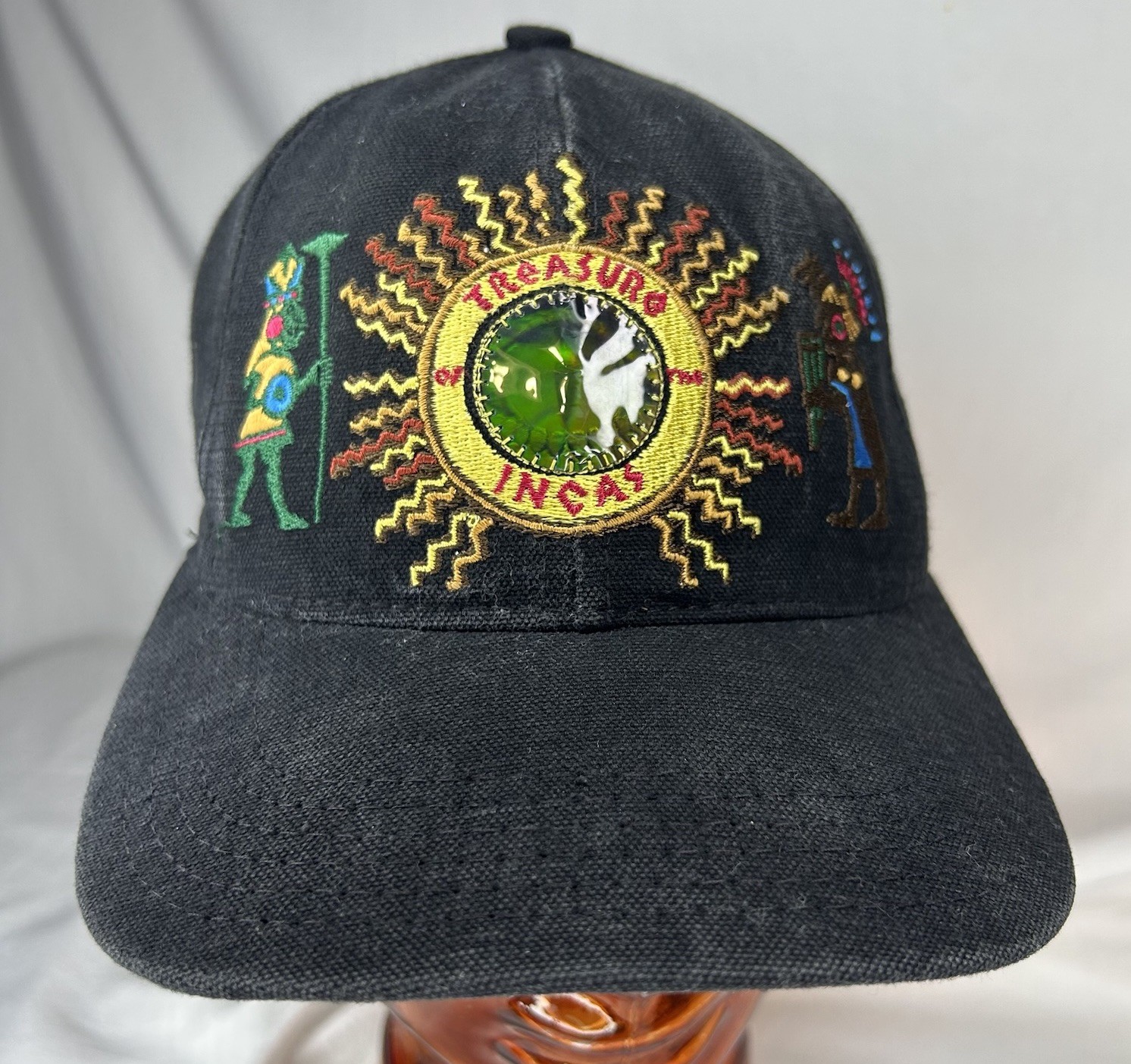 Vintage Disney Quest Treasure Of The Incas Embroidered Eye Graphic Explore Rare