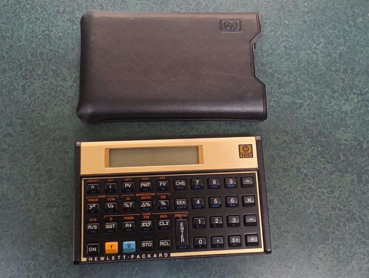 Hewlett Packard HP 12C Financial Calculator RPN Handheld RPN
