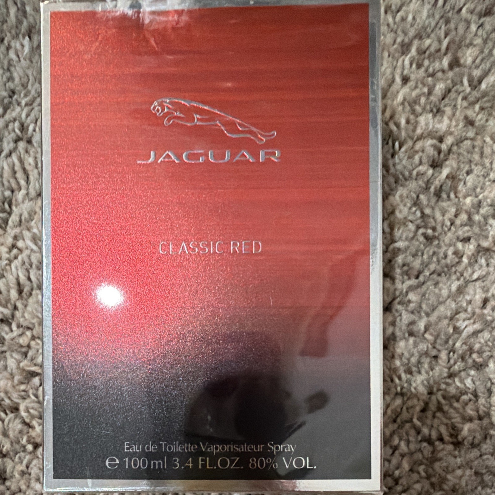 Jaguar Classic Red Eau de Toilette EDT Spray Regular Size 3.4 fl oz / 100 mL Jaguar Classic Red Eau de Toilette EDT Spray Regular Size 3.4 fl oz / 100 mL
