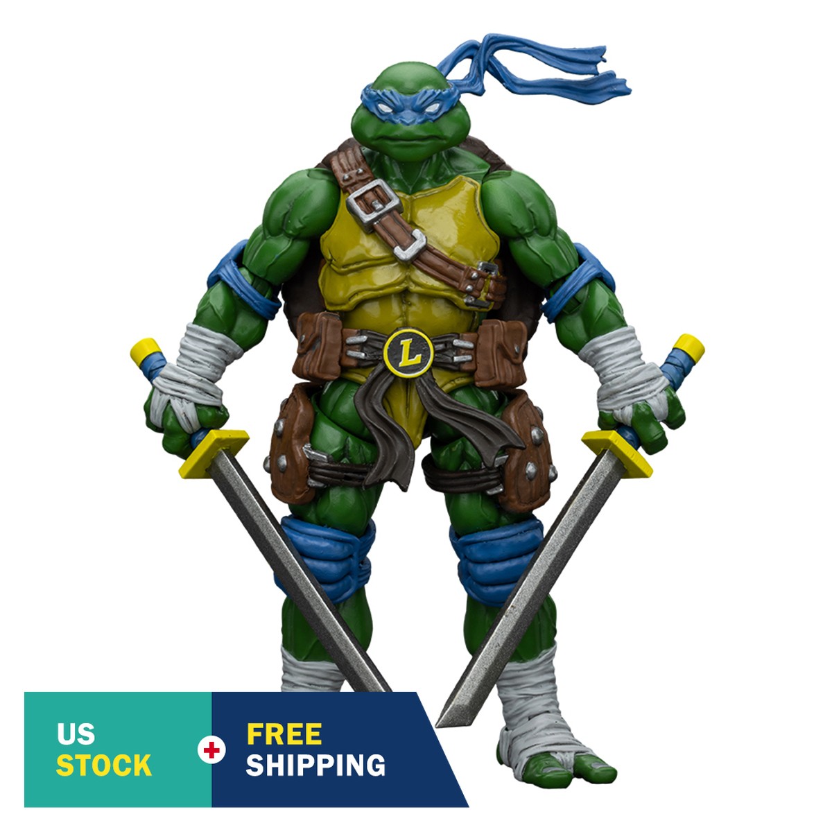 HIPLAY JOYTOY TMNT-Leonardo & Raphael & Michelangelo & Donatello 1:18 Figure