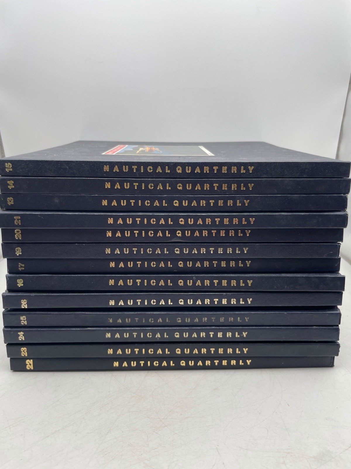 Vtg Nautical Quarterly Lot of 13 Hardbound Magazine Collection BOATS OCEAN Vtg Nautical Quarterly Lot of 13 Hardbound Magazine Collection BOATS OCEAN