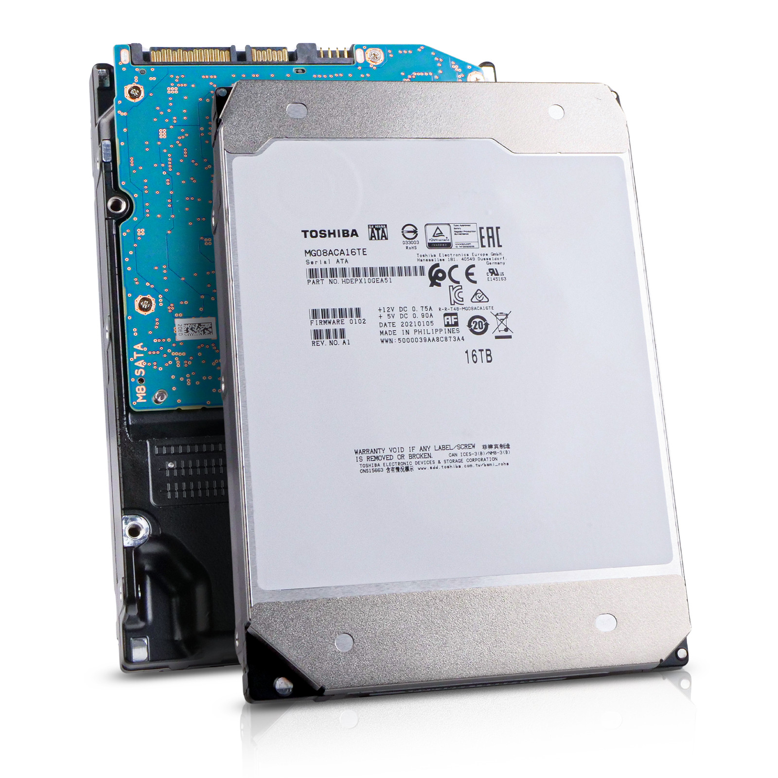Toshiba MG08 MG08ACA16TE 16TB 7.2K RPM 3.5