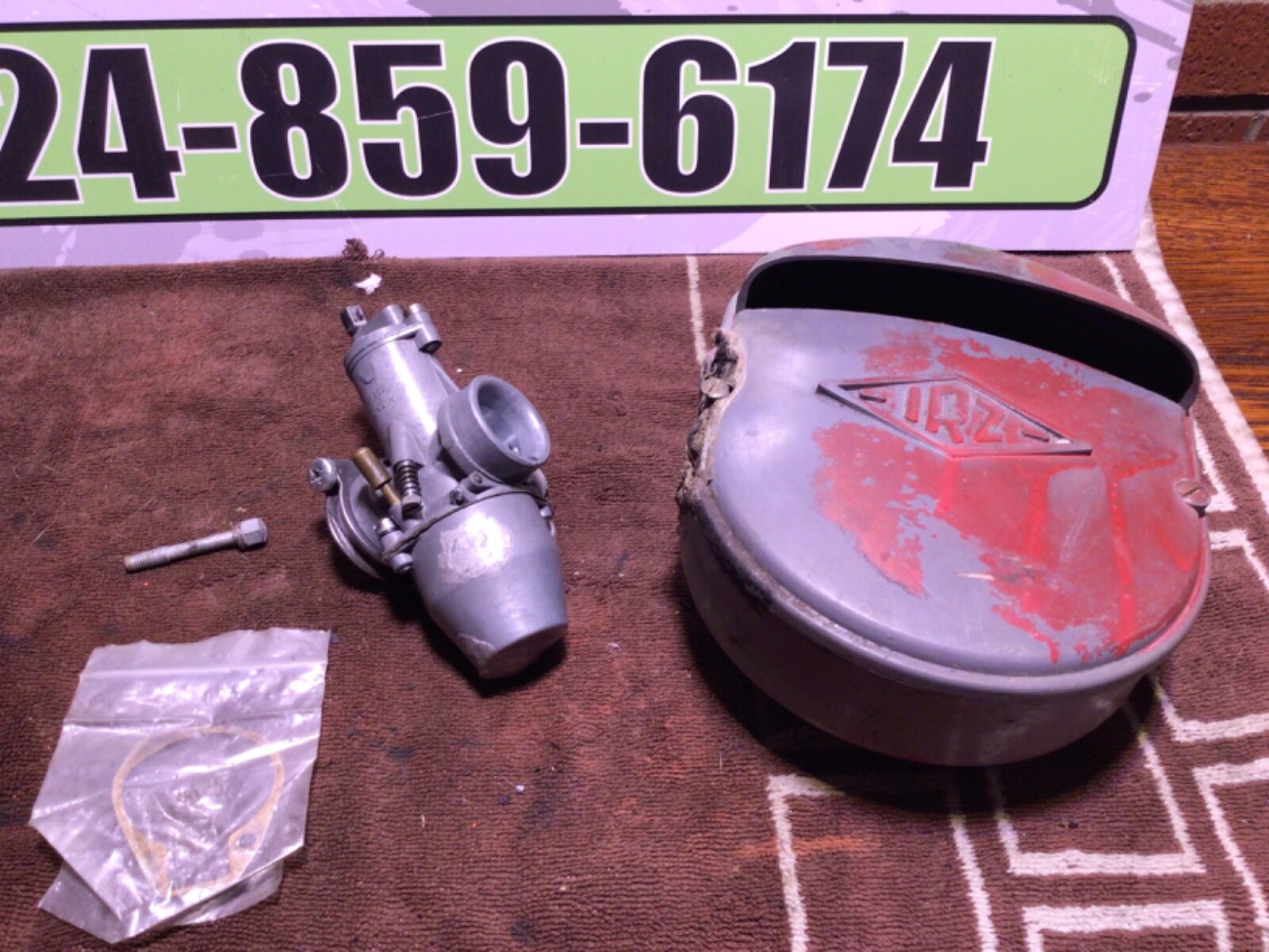 1972 OSSA PLONKER CARB AIR BOX CARBURETOR