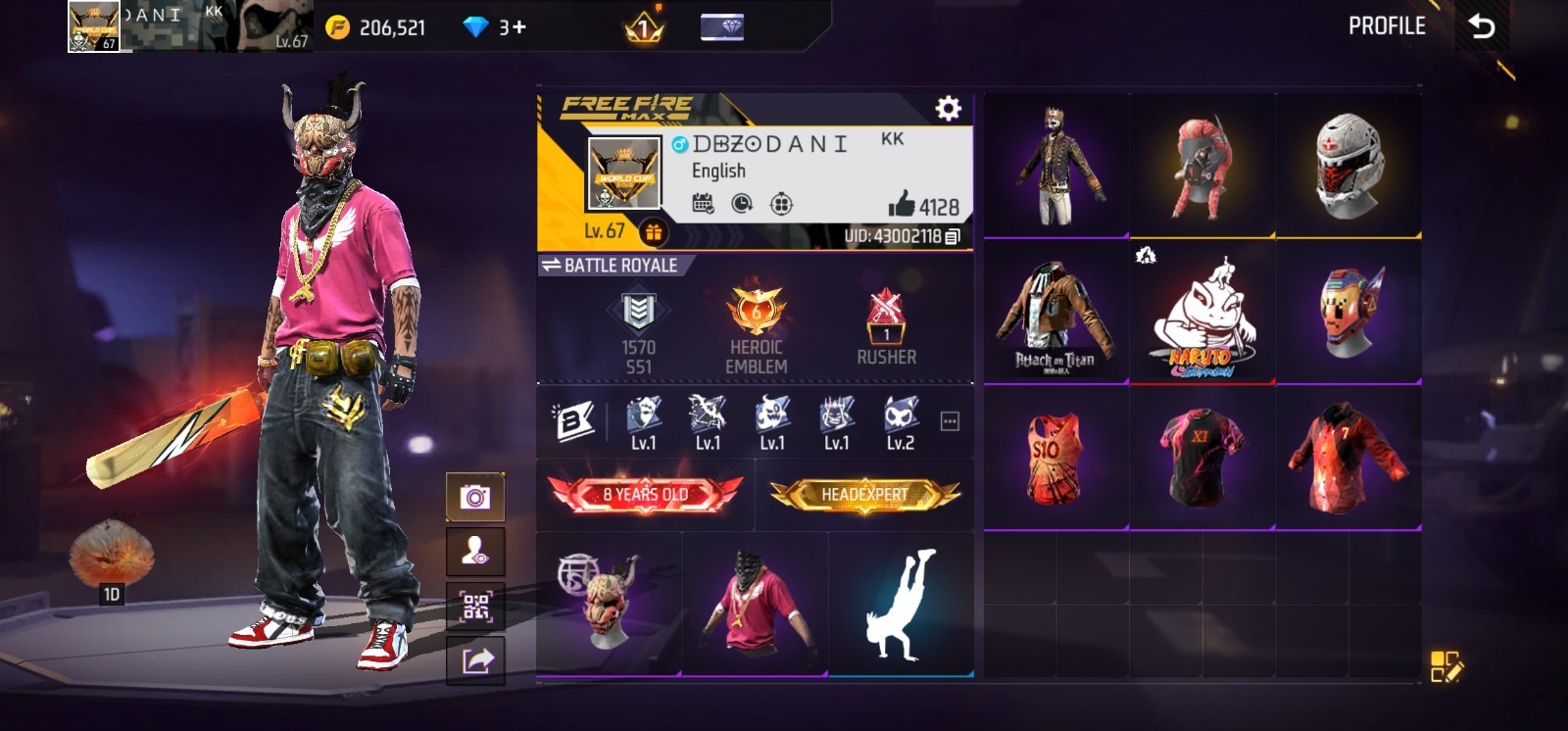FREE FIRE ( Instant bank transfer only )