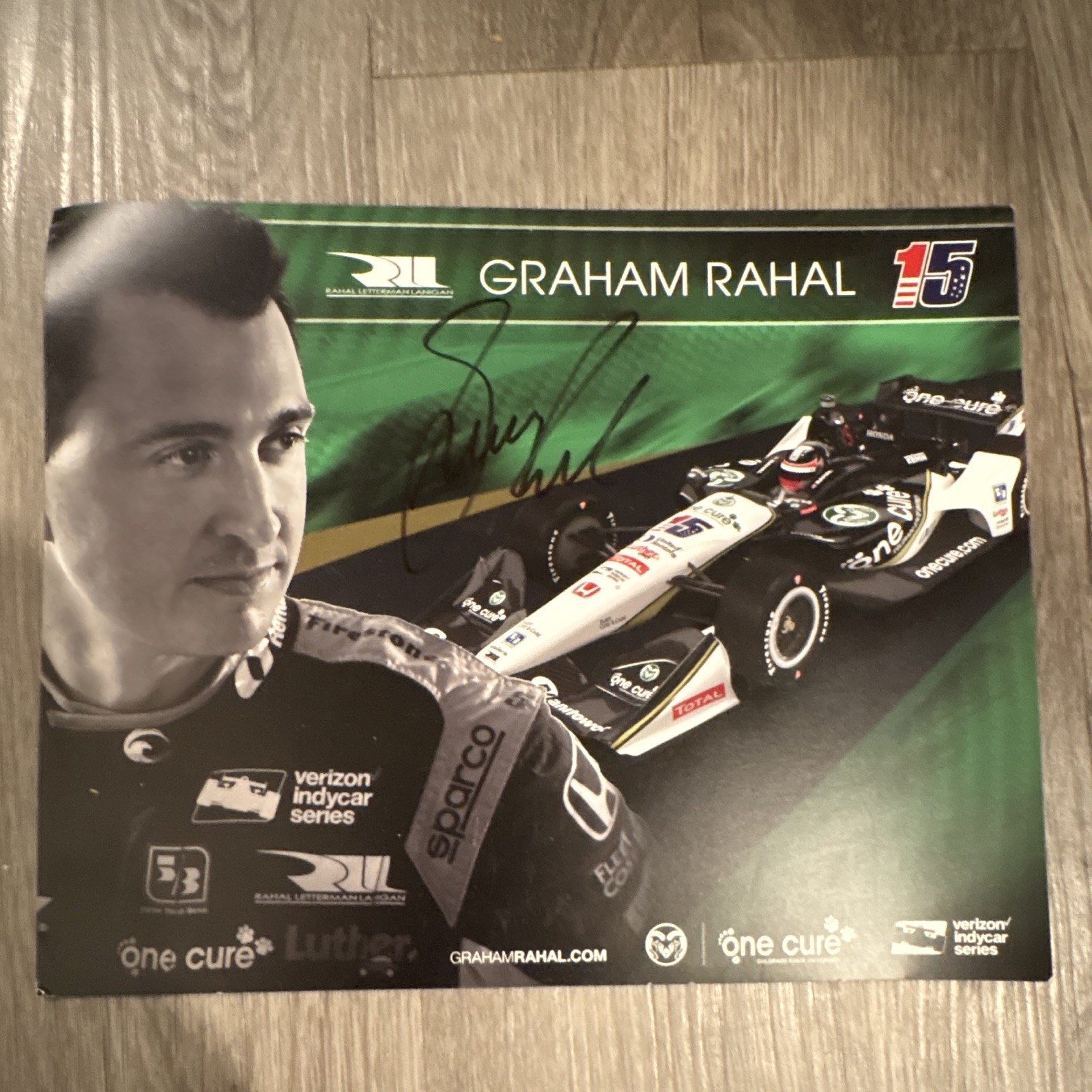 Graham Rahal Signed Photo Verizon IndyCar Series Rahal Letterman Lanigan Graham Rahal Signed Photo Verizon IndyCar Series Rahal Letterman Lanigan