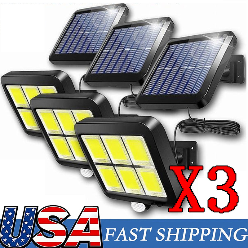 1200000lm LED Solar Street Light Security Flood Lamp Motion Sensor Outdoor Wall