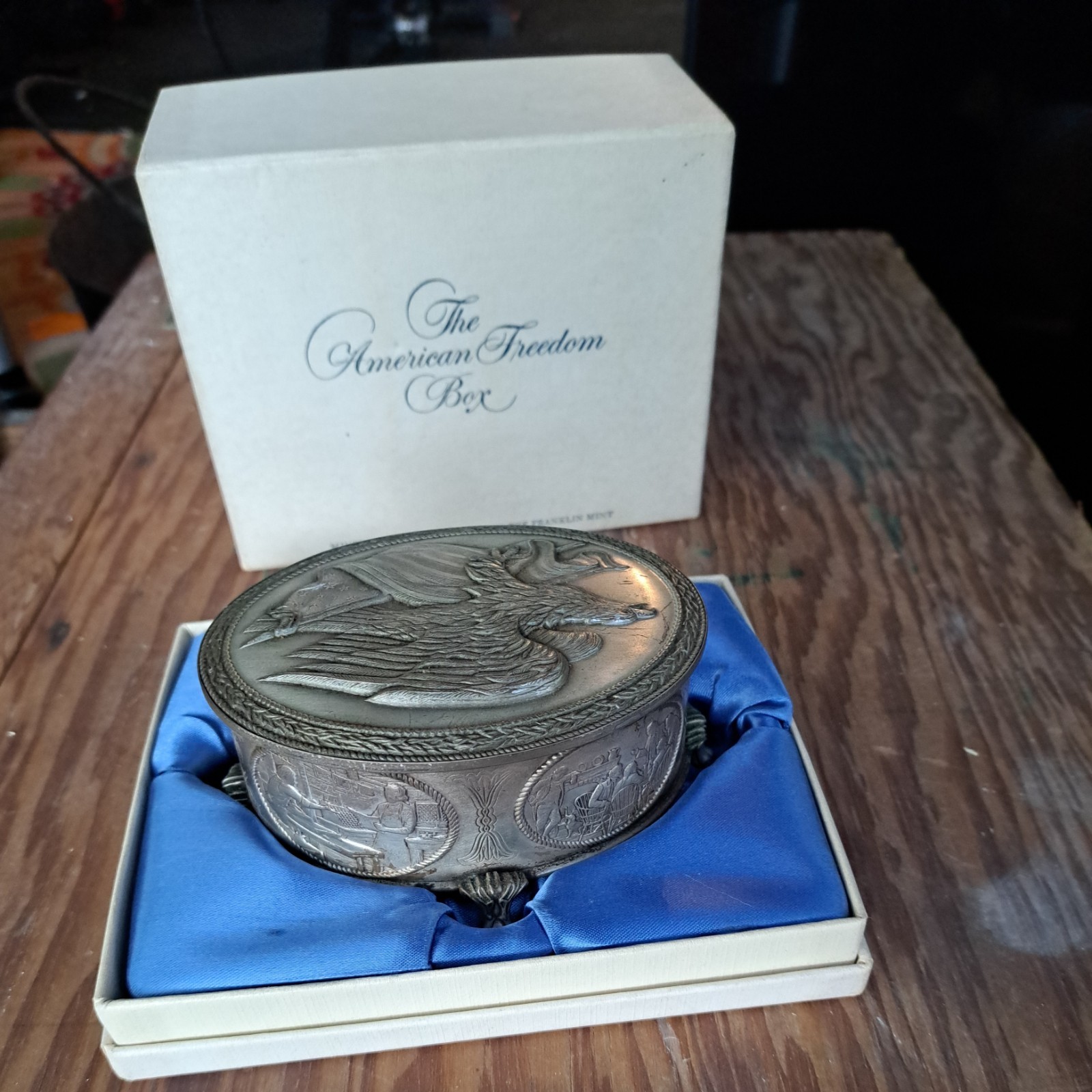 Franklin MINT AMERICAN FREEDOM 1976 331g Sterling Silver Franklin MINT AMERICAN FREEDOM 1976 331g Sterling Silver