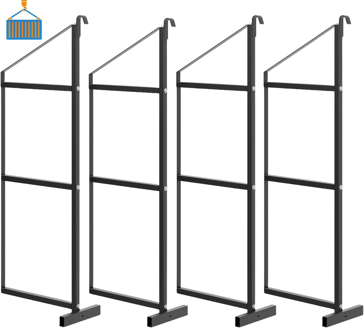 🔥2/4/8 Pcs Cargo Shipping Container Shelving Shelf Brackets Universal Fitment