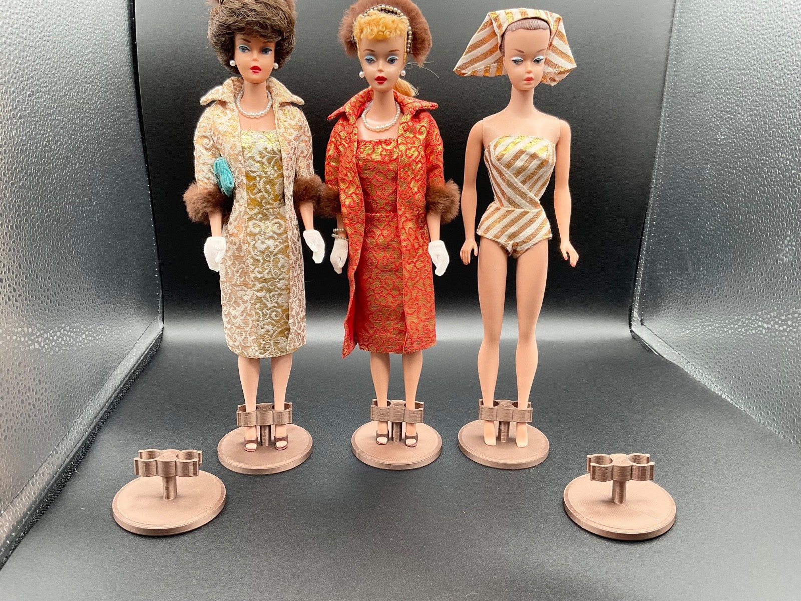 Original Straight Leg Barbie Doll Stand Vintage Barbie Midge Skipper 3D Print