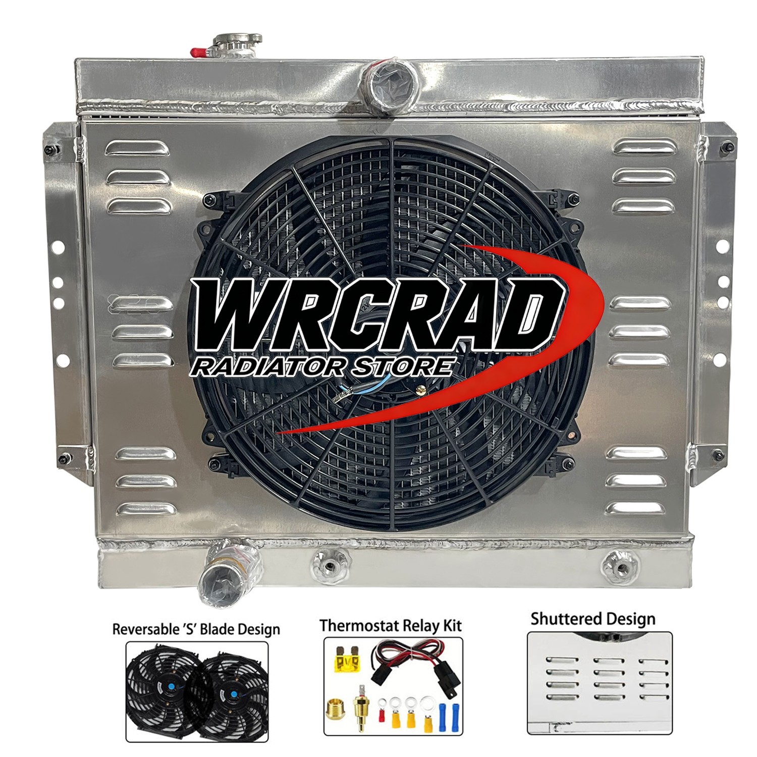 Radaitor shroud fan Relay for 1959 1960 Cadillac Deville Eldorado 6.4L V8 2-Rows