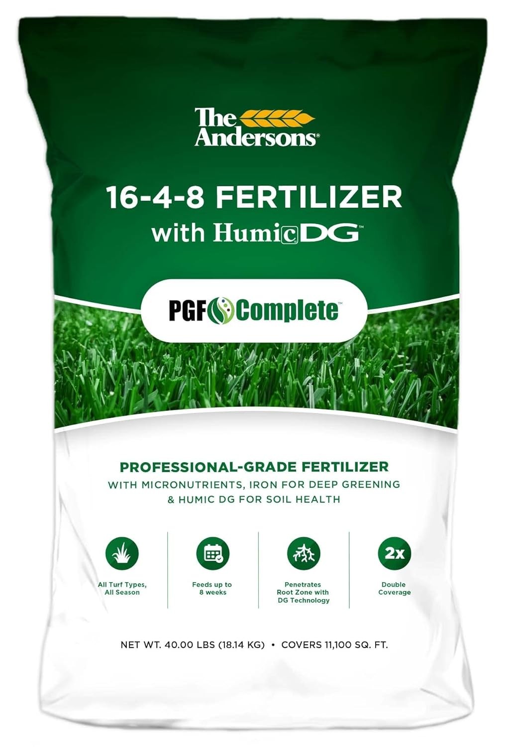 Professional PGF Complete 16-4-8 Fertilizer with 7% Humic DG 5,000 sq ft