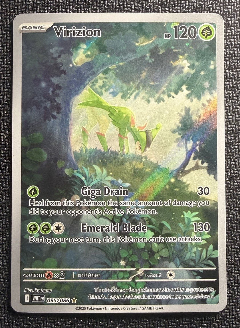 Virizion 095/086 Sv: White Flare Illustration Rare Virizion 095/086 Sv: White Flare Illustration Rare