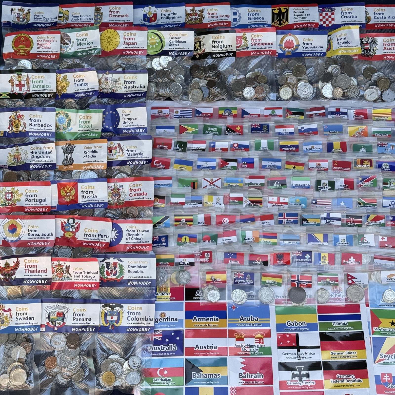1500 Foreign Coins Lot from 150 Countries World Collection ⭐⭐⭐⭐⭐