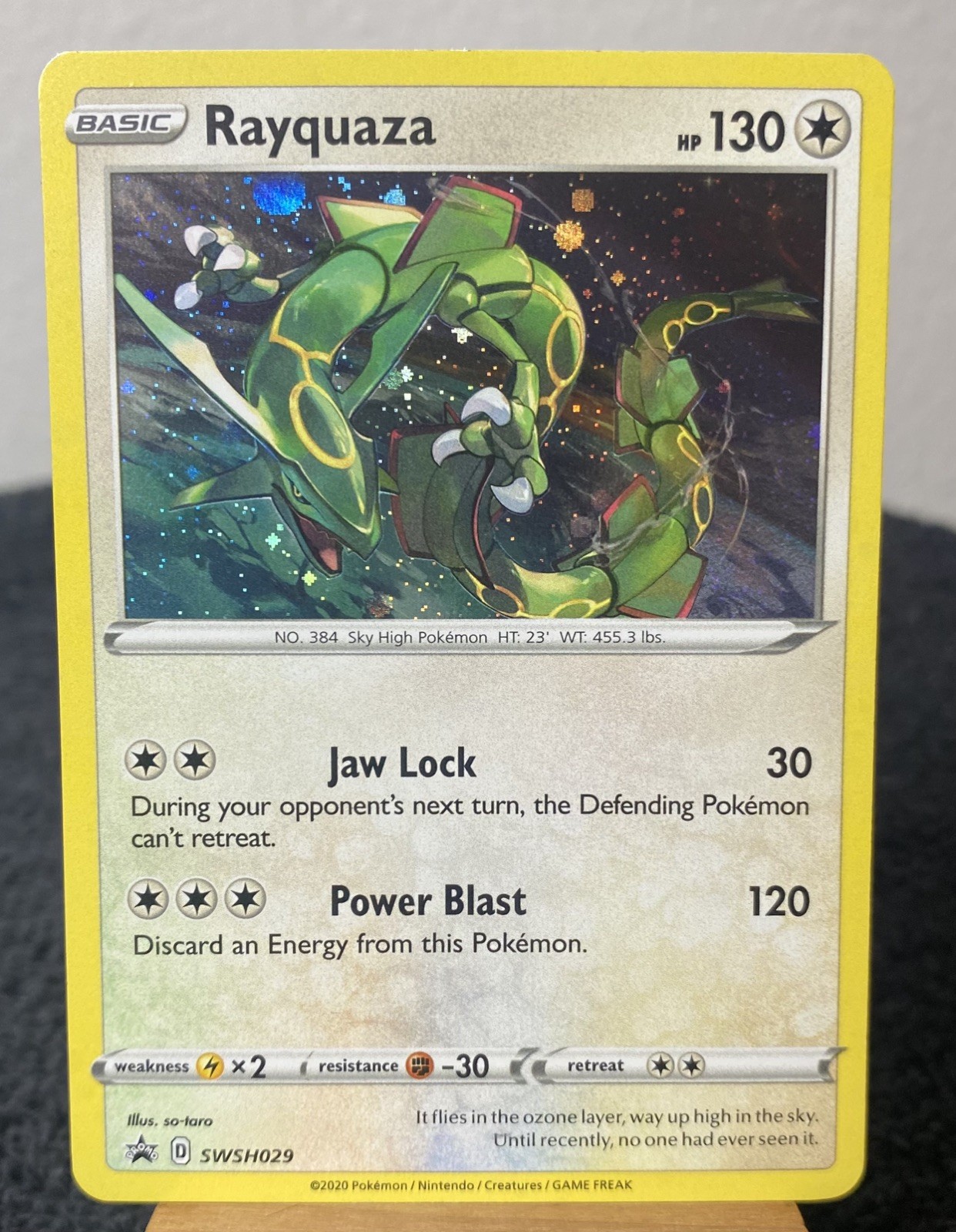 Rayquaza Holo SWSH029 Black Star Promo Sea & Sky Collection Pokémon TCG NM
