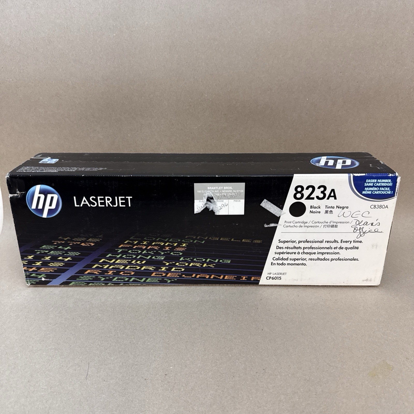 Genuine HP CB380A (823A) Black Toner Cartridge - NEW SEALED Genuine HP CB380A (823A) Black Toner Cartridge - NEW SEALED