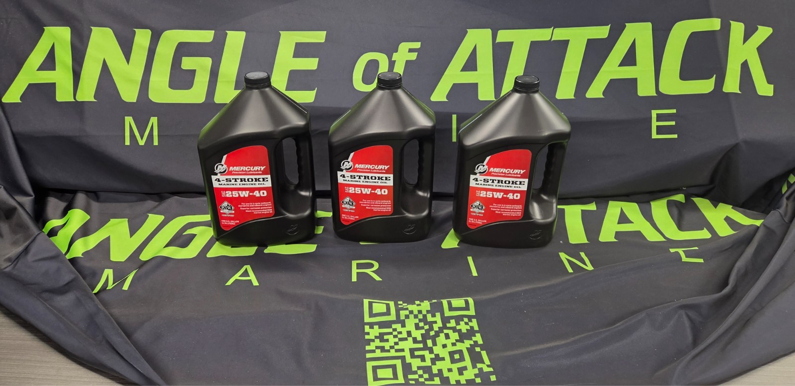 Mercury Marine/Mercruiser OEM 4 Stroke 25W40 Oil Case of 3 Gallons 92-8M0078628
